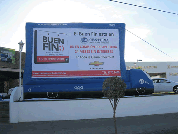 Apa Valla Inflable chevrolet